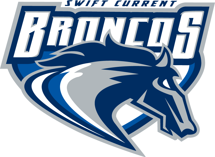 swift current broncos 2003-2014 primary logo iron on transfers for clothing